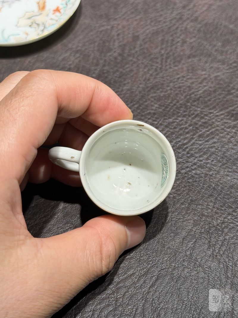 清乾隆 粉彩花鸟纹茶具一套25件 - 图99